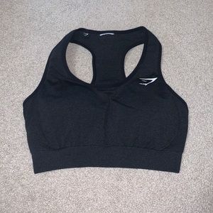Gymshark Vital Seamless Sports Bra in Black